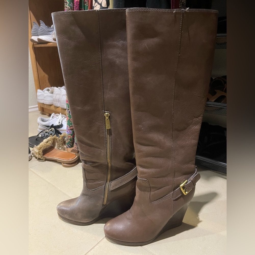 Coach leather Dorthy boots